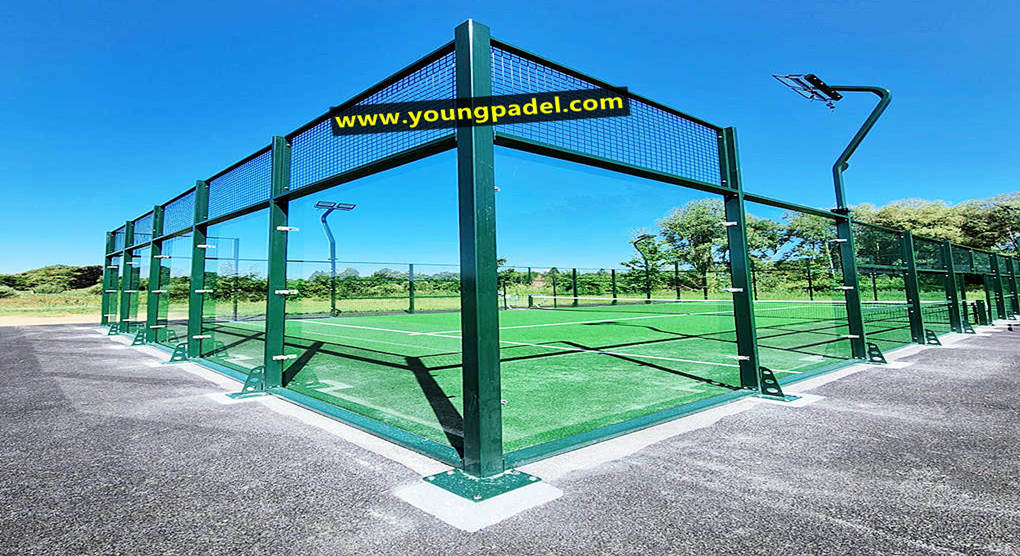 France - 66 Sets Classic Padel Tennis Courts Installation Outdoors